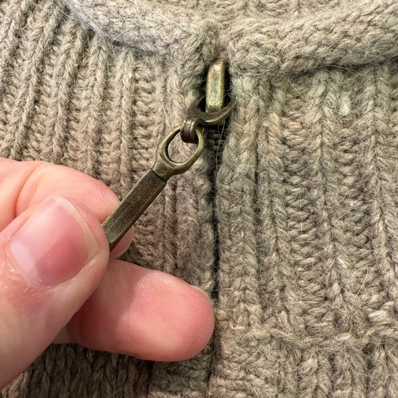 Vintage Evan Picone Angora Blend Zipper Cardigan / Jacket Sweater / xlarge - Picture 10 of 11